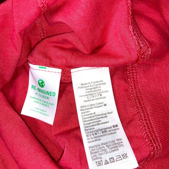 J. Crew uni-sex light weight hoodie - Picture 7 of 8
